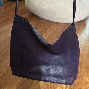 Beautiful deep purple Bottega Veneta crossbody purse!
